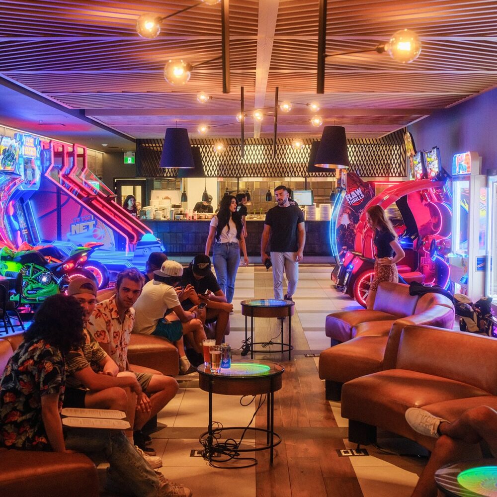 LP Arcade Heritage Pointe Calgary LaunchPad Golf