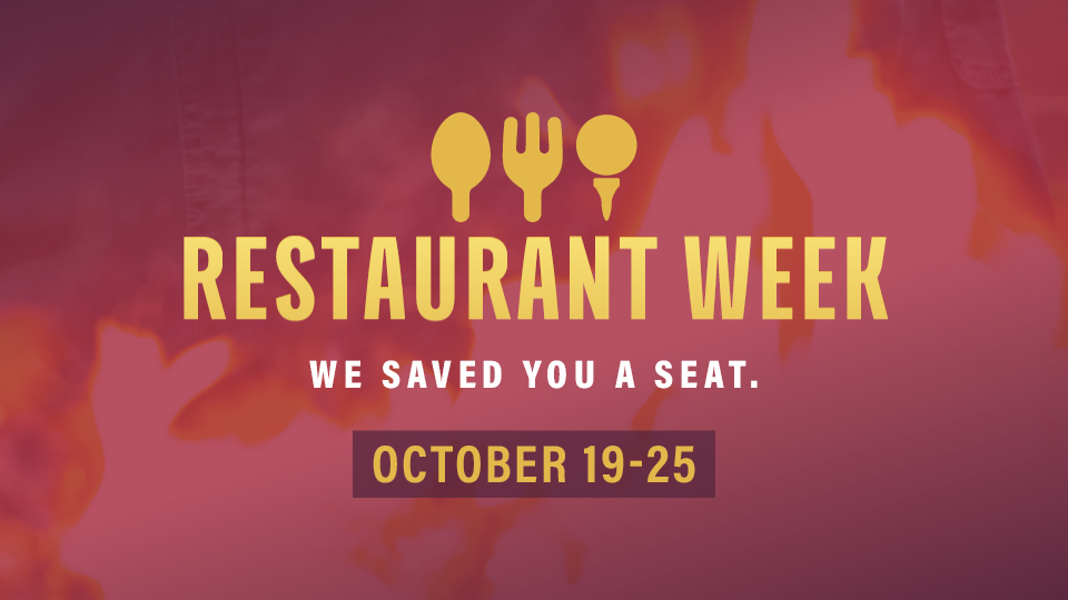 LaunchPad Golf Restaurant Week October 19-25, lunch $22, dinner $42